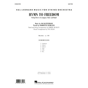 Hymn to Freedom - Conductor Score (Full Score)